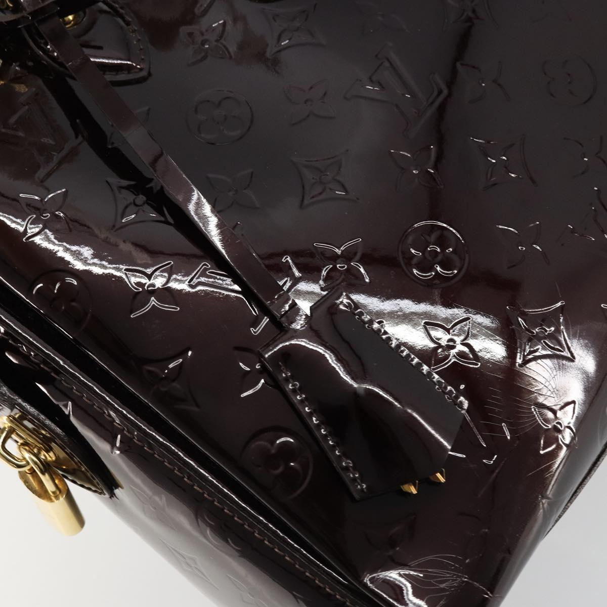 LOUIS VUITTON Monogram Vernis Melrose Avenue Bag Amarante M93757 LV Auth BA12530