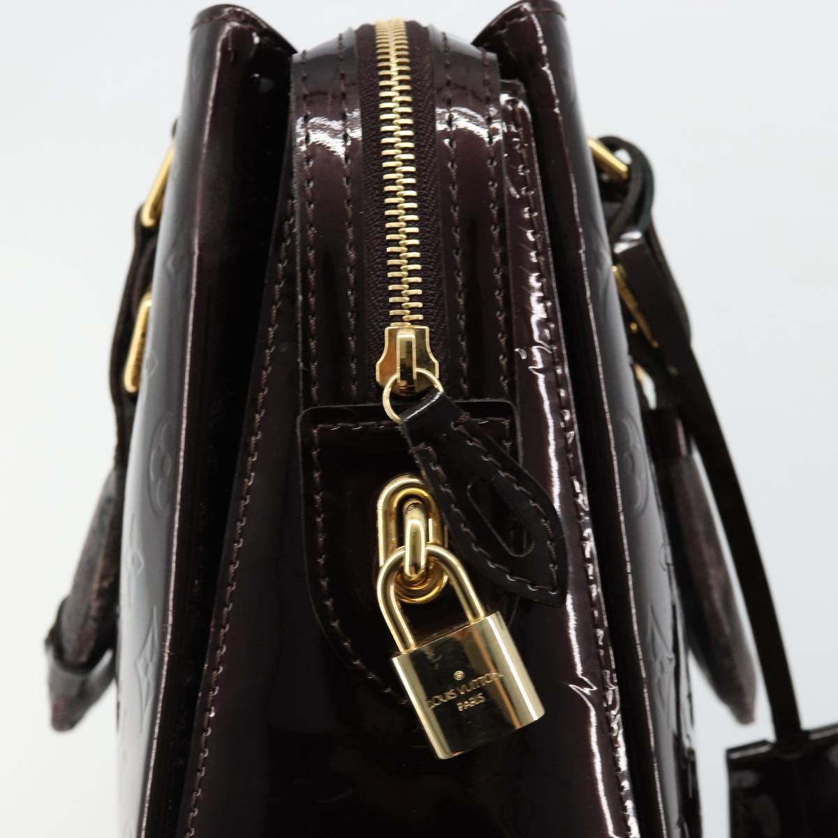 LOUIS VUITTON Monogram Vernis Melrose Avenue Bag Amarante M93757 LV Auth BA12530
