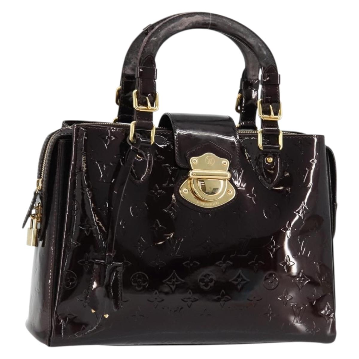LOUIS VUITTON Monogram Vernis Melrose Avenue Bag Amarante M93757 LV Auth BA12530