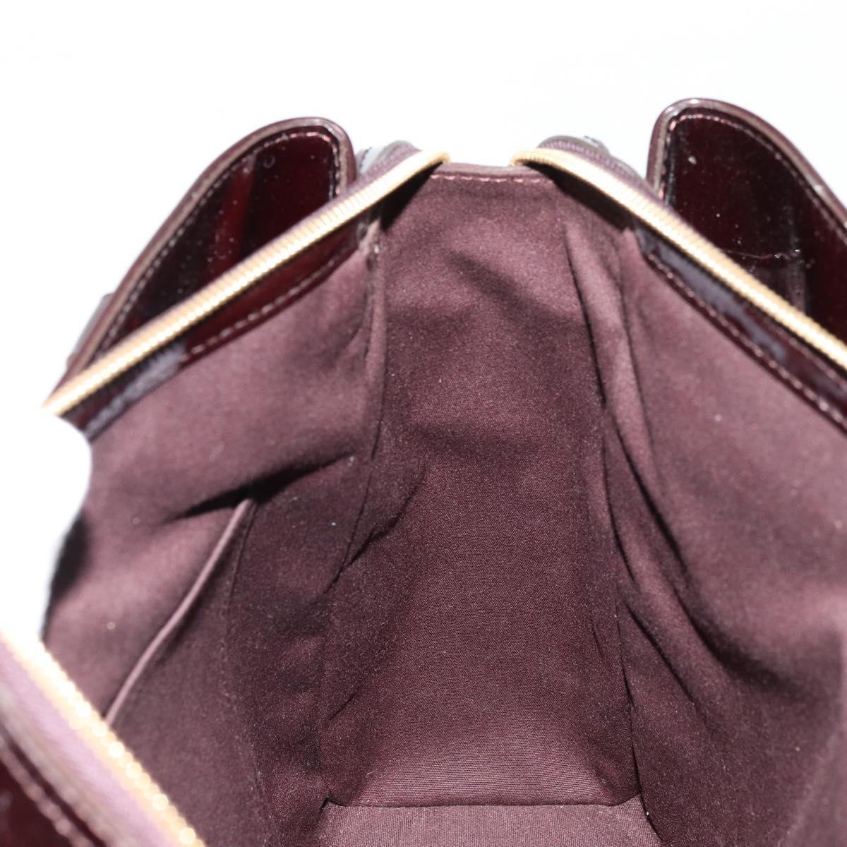 LOUIS VUITTON Monogram Vernis Melrose Avenue Bag Amarante M93757 LV Auth BA12530