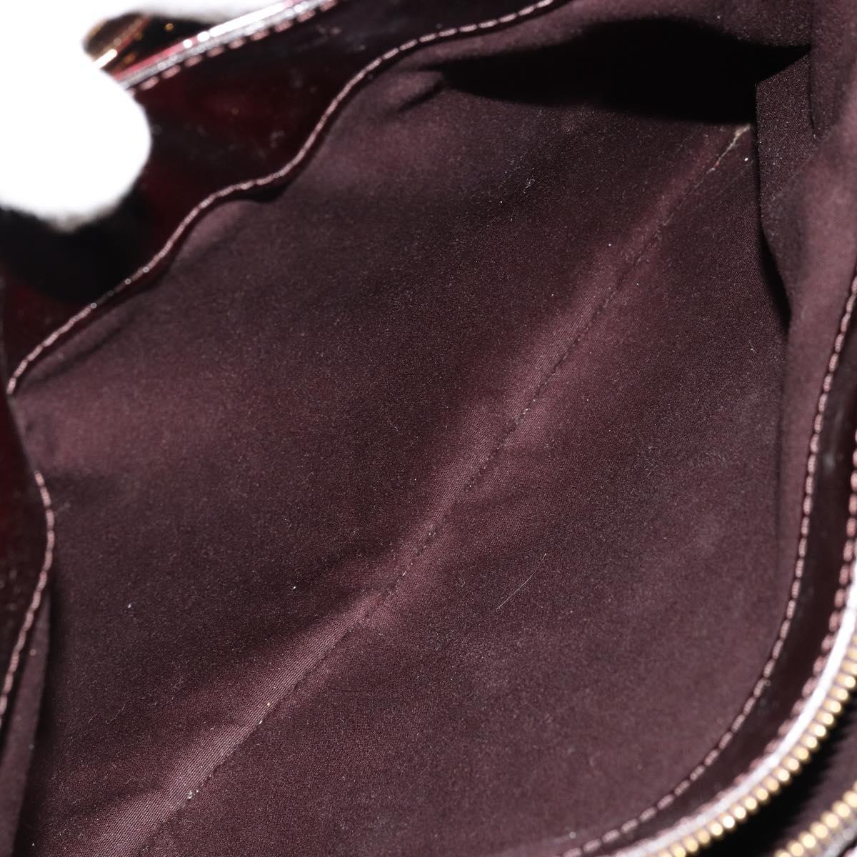 LOUIS VUITTON Monogram Vernis Melrose Avenue Bag Amarante M93757 LV Auth BA12530