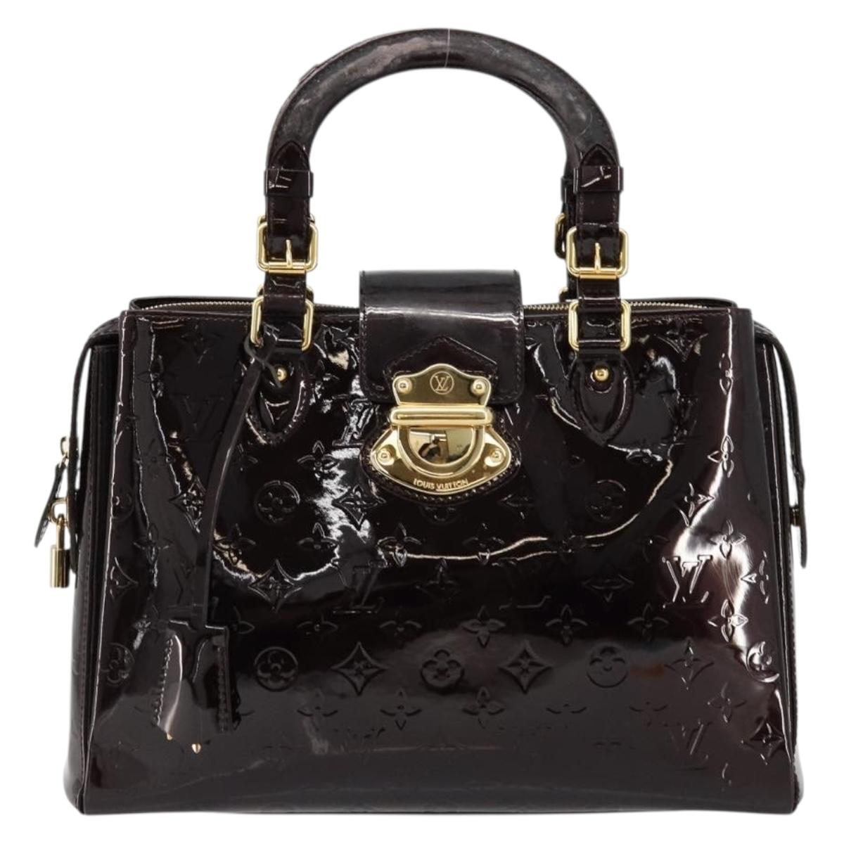 LOUIS VUITTON Monogram Vernis Melrose Avenue Bag Amarante M93757 LV Auth BA12530