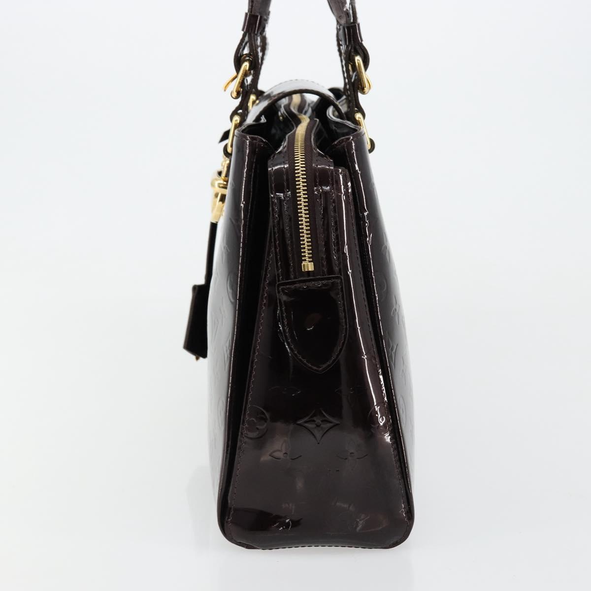LOUIS VUITTON Monogram Vernis Melrose Avenue Bag Amarante M93757 LV Auth BA12530
