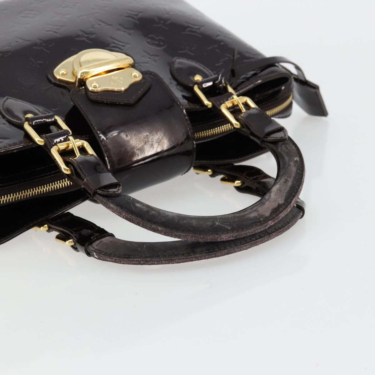 LOUIS VUITTON Monogram Vernis Melrose Avenue Bag Amarante M93757 LV Auth BA12530