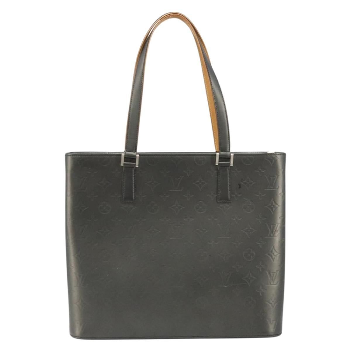 LOUIS VUITTON Monogram Mat Willwood Shoulder Bag Black M55102 LV Auth BA12557