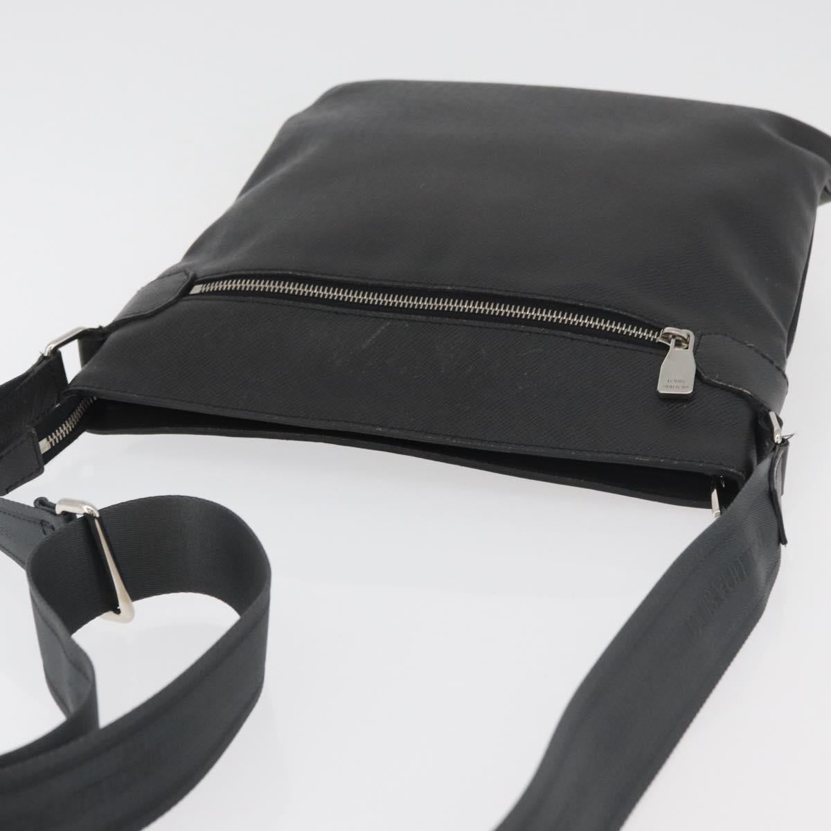 LOUIS VUITTON Taiga Sasha Shoulder Bag Ardoise M32712 LV Auth BA12558