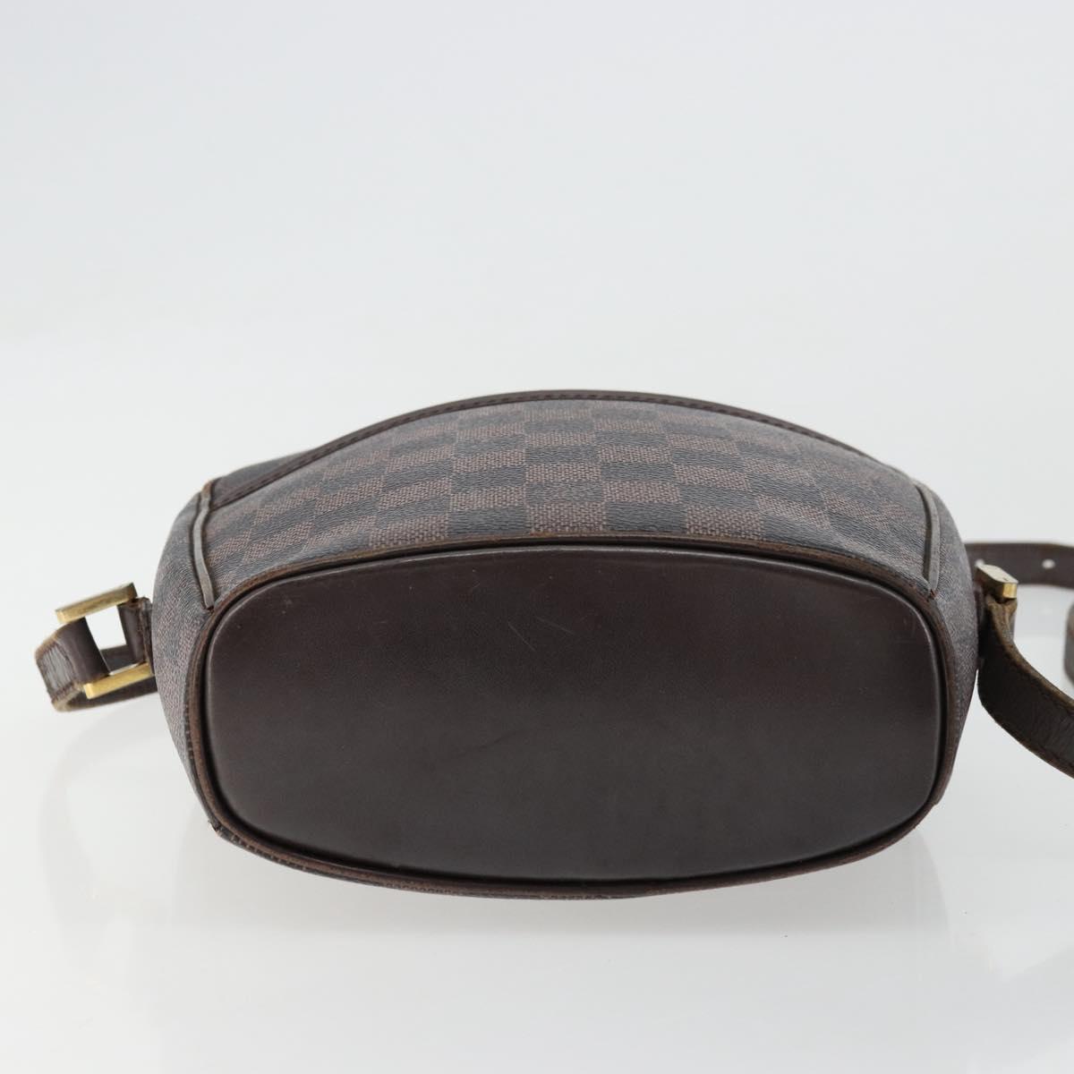 LOUIS VUITTON Damier Ebene Ipanema PM Shoulder Bag N51294 LV Auth BA12561