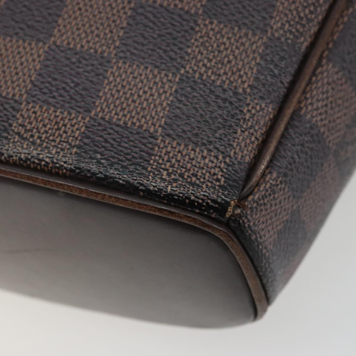 LOUIS VUITTON Damier Ebene Ipanema PM Shoulder Bag N51294 LV Auth BA12561
