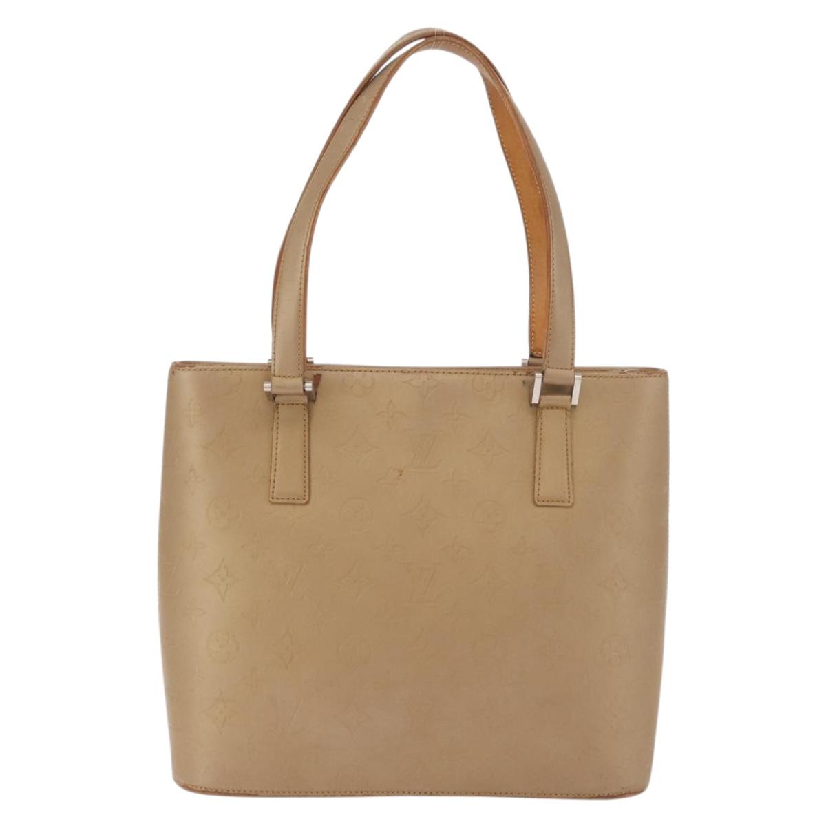 LOUIS VUITTON Monogram Mat Stockton Tote Bag Amble M55117 LV Auth BA12569
