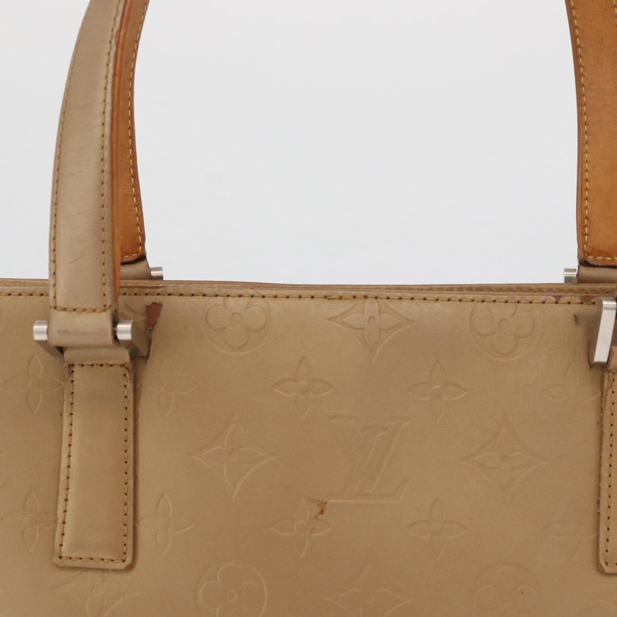 LOUIS VUITTON Monogram Mat Stockton Tote Bag Amble M55117 LV Auth BA12569