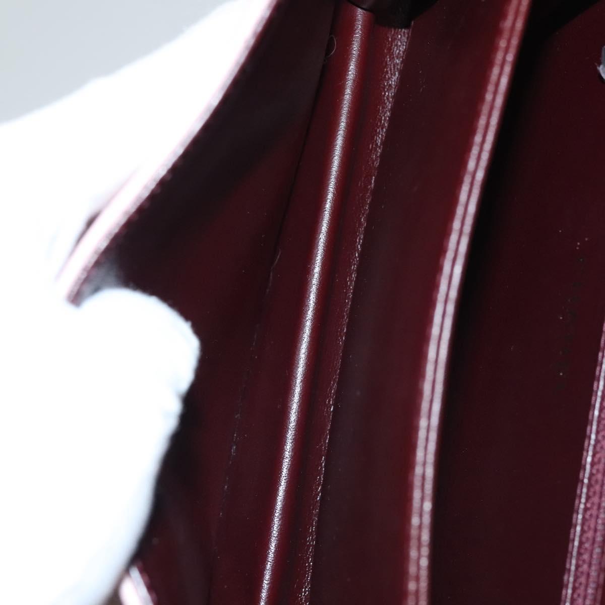 CHANEL Matelasse25 Single Flap Chain Shoulder Bag Lamb Skin Pink CC Auth BA1256AM