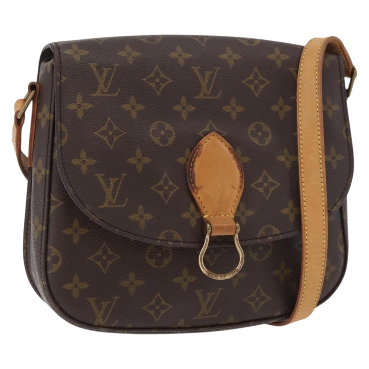 LOUIS VUITTON Monogram Saint Cloud GM Shoulder Bag M51242 LV Auth BA12572