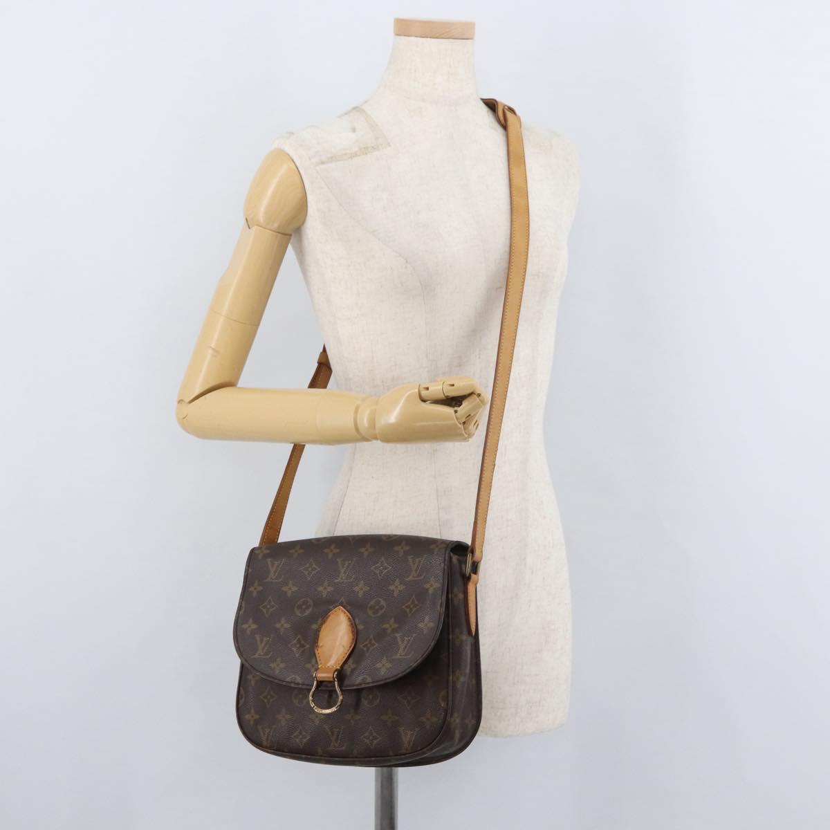 LOUIS VUITTON Monogram Saint Cloud GM Shoulder Bag M51242 LV Auth BA12572