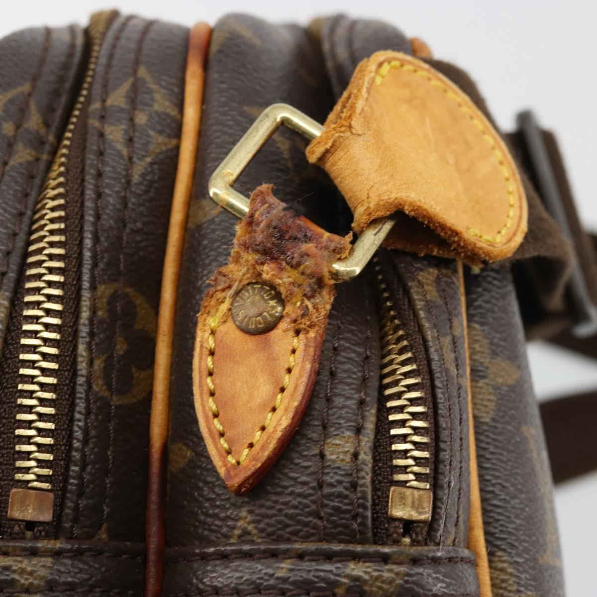 LOUIS VUITTON Monogram Reporter PM Shoulder Bag M45254 LV Auth BA12573