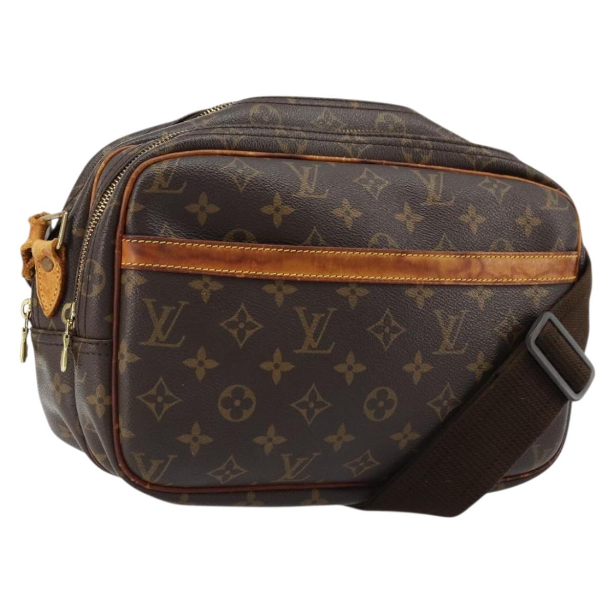 LOUIS VUITTON Monogram Reporter PM Shoulder Bag M45254 LV Auth BA12573