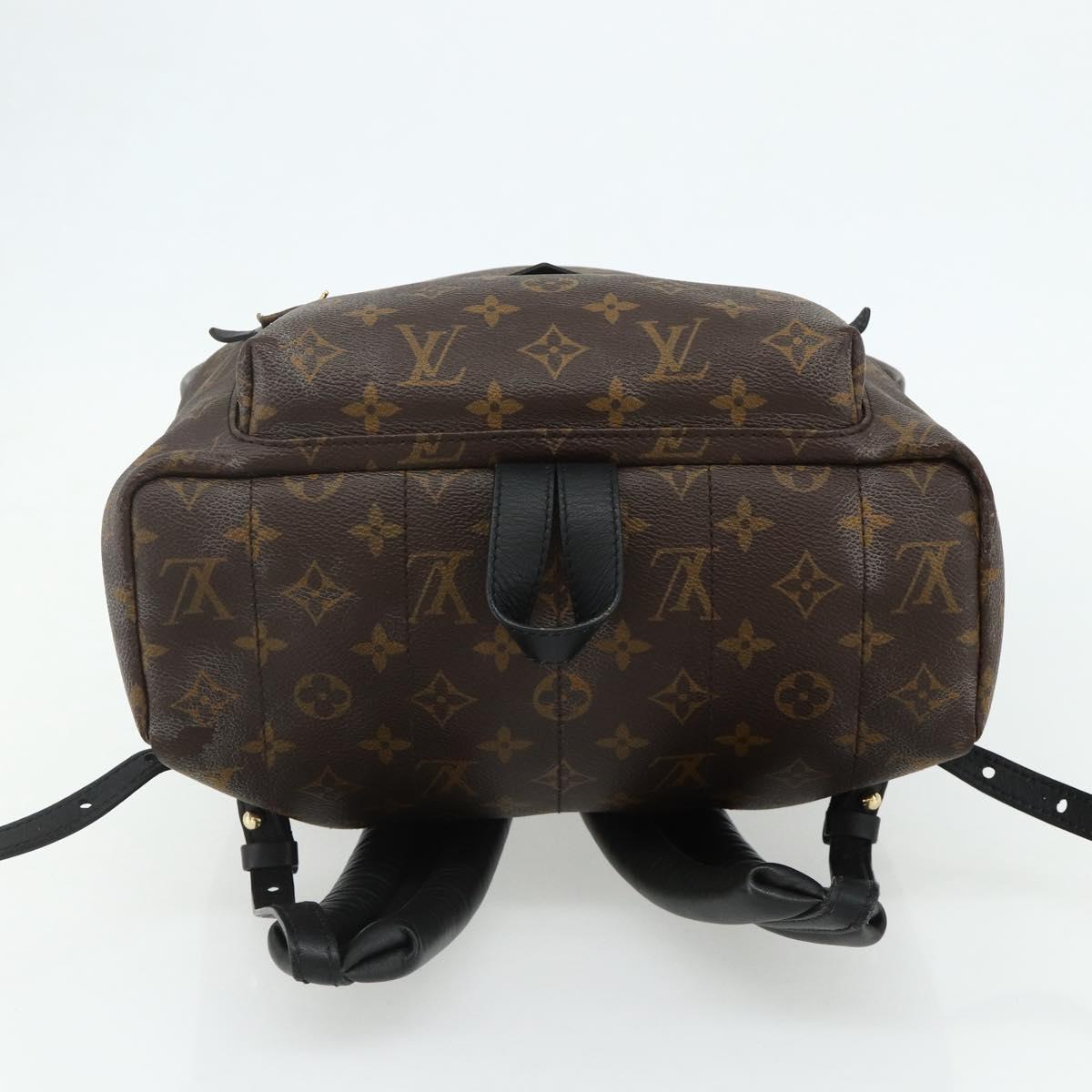 LOUIS VUITTON Monogram Palm Springs MM Backpack M44874 LV Auth BA12578