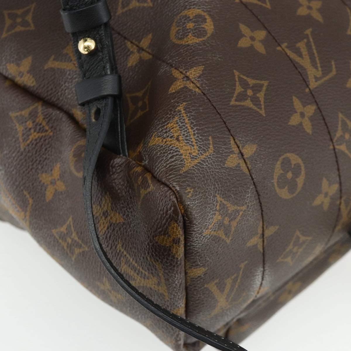 LOUIS VUITTON Monogram Palm Springs MM Backpack M44874 LV Auth BA12578