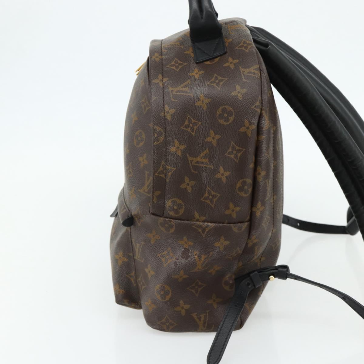 LOUIS VUITTON Monogram Palm Springs MM Backpack M44874 LV Auth BA12578