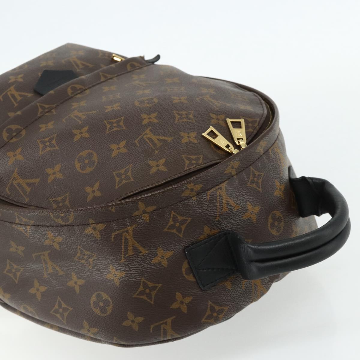 LOUIS VUITTON Monogram Palm Springs MM Backpack M44874 LV Auth BA12578