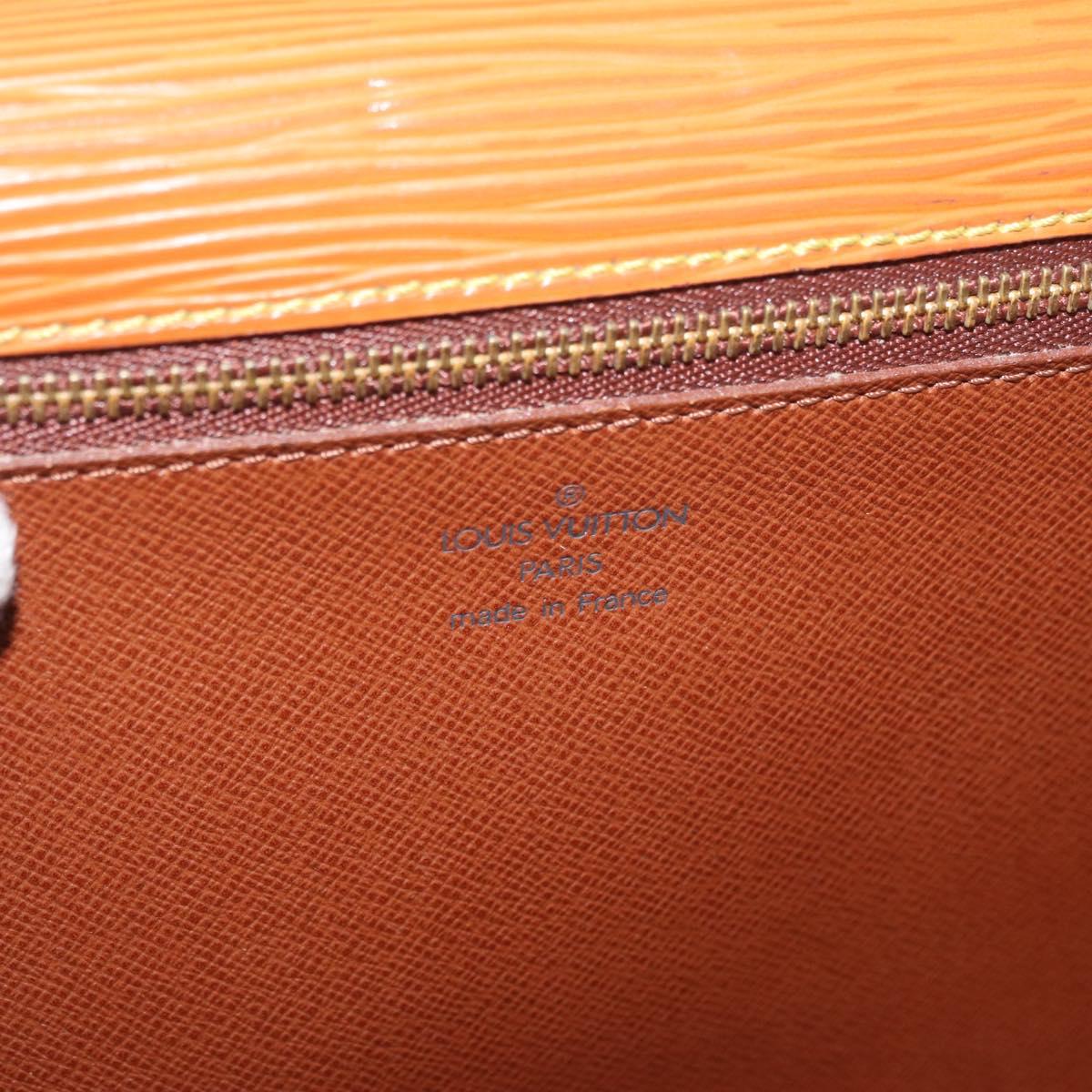 LOUIS VUITTON Epi Serie Dragonne Hand Bag Zipangu Gold M52618 LV Auth BA12593