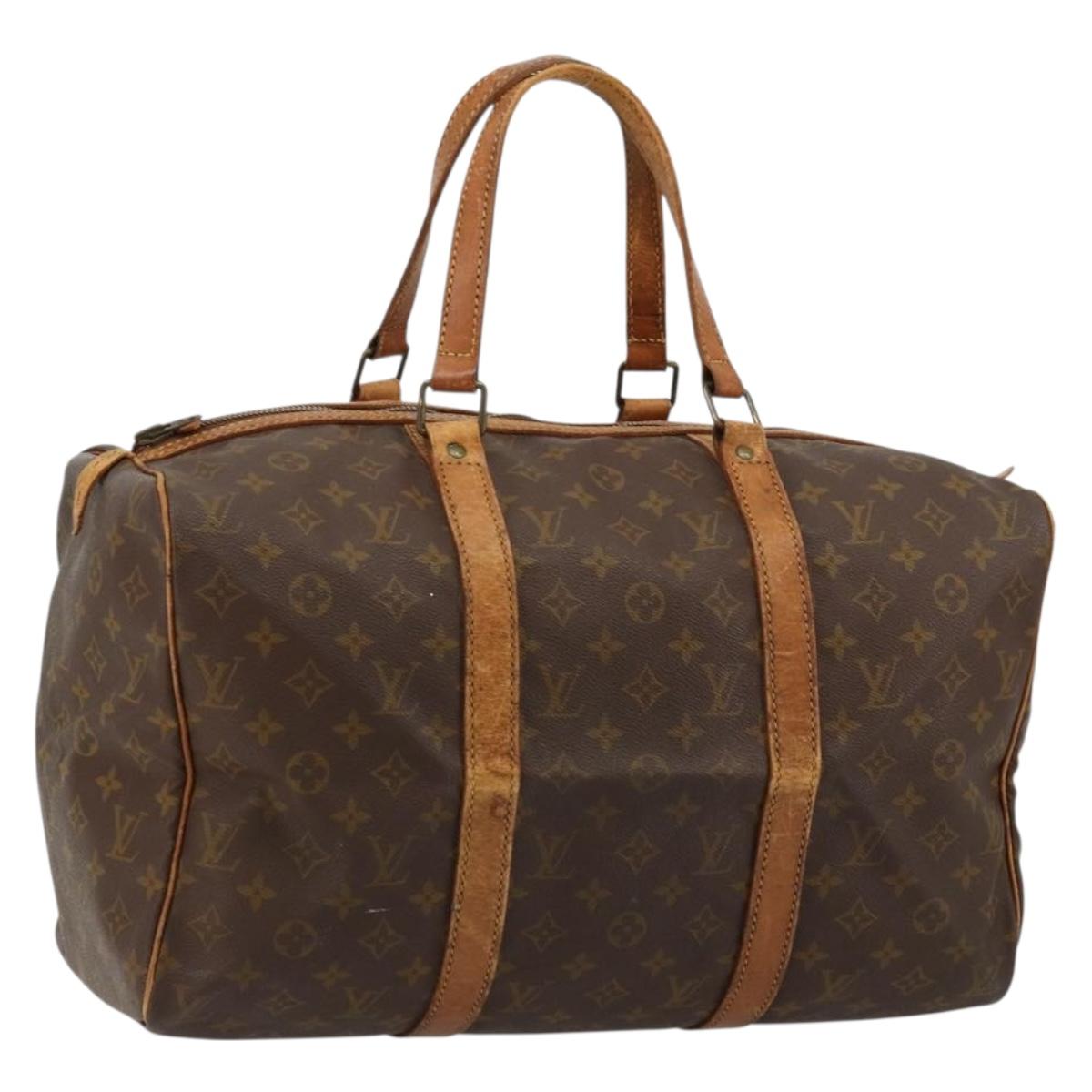 LOUIS VUITTON Monogram Sac Souple 45 Boston Bag M41624 LV Auth BA12596