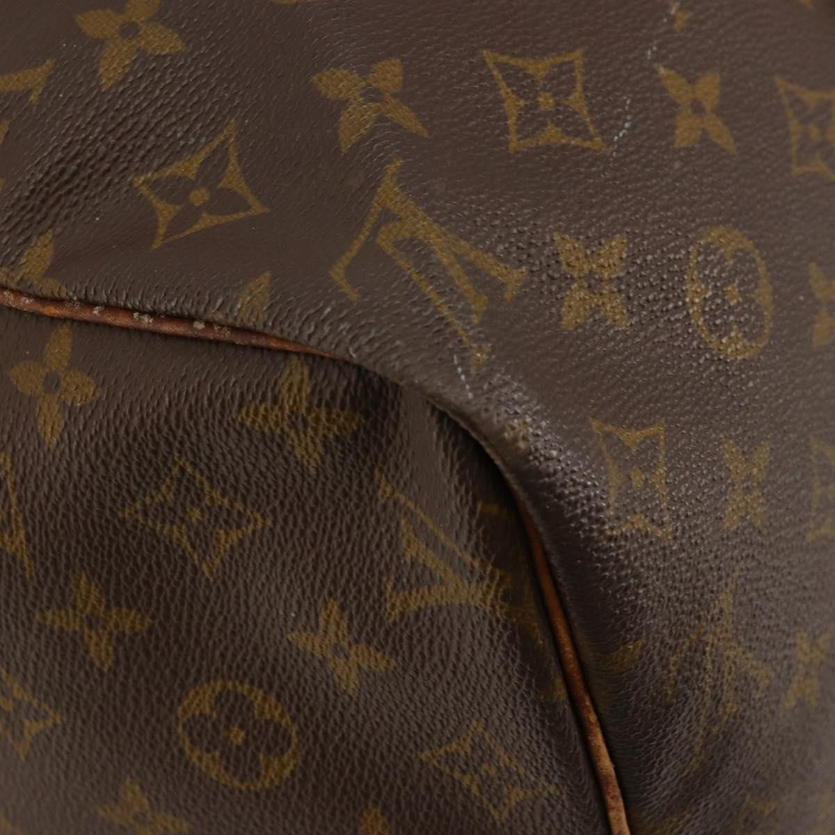 LOUIS VUITTON Monogram Sac Souple 45 Boston Bag M41624 LV Auth BA12596