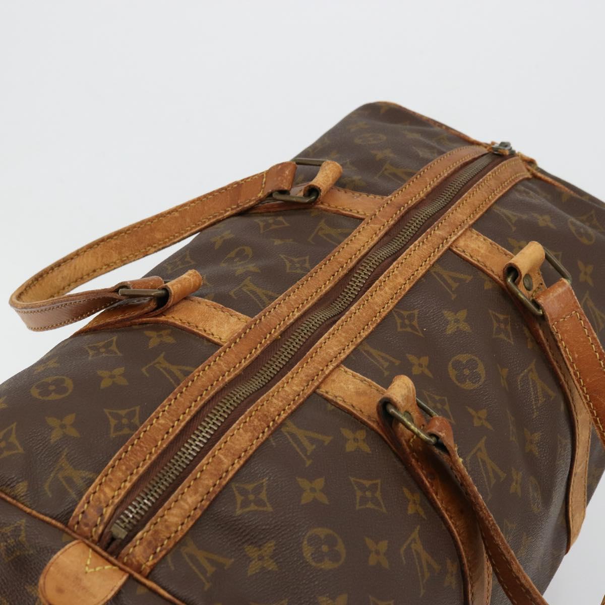 LOUIS VUITTON Monogram Sac Souple 45 Boston Bag M41624 LV Auth BA12596