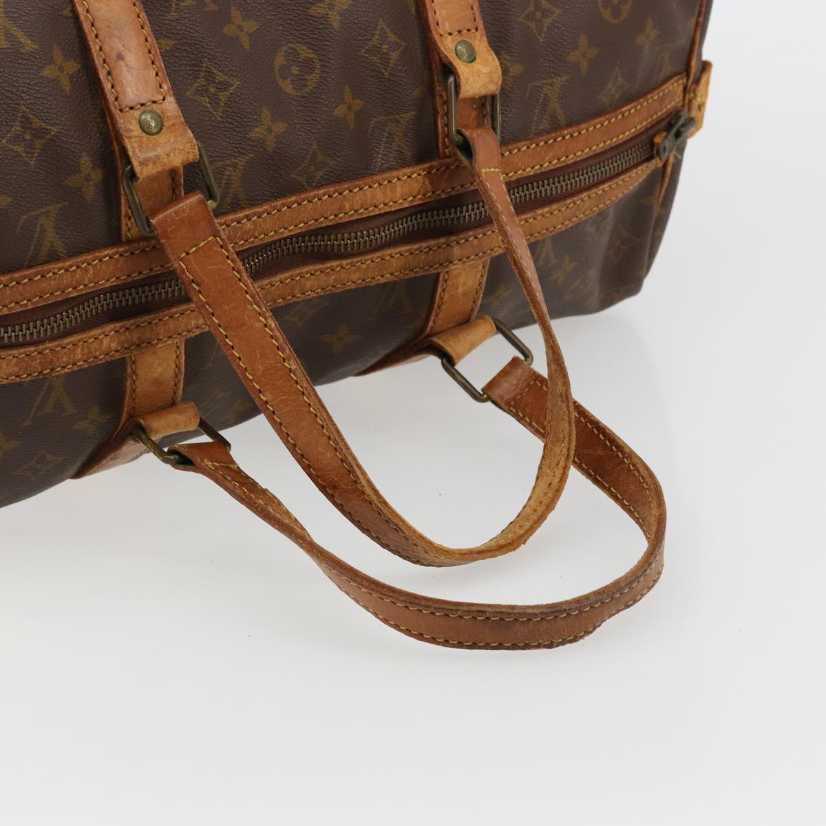 LOUIS VUITTON Monogram Sac Souple 45 Boston Bag M41624 LV Auth BA12596