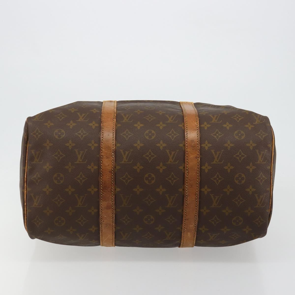 LOUIS VUITTON Monogram Sac Souple 45 Boston Bag M41624 LV Auth BA12596