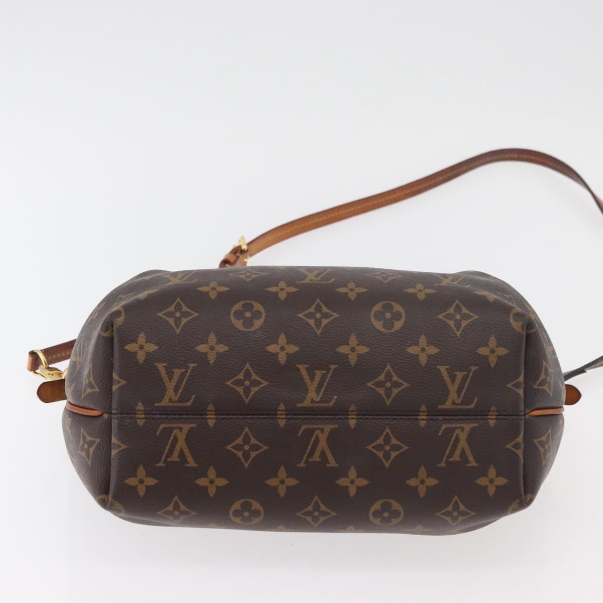 LOUIS VUITTON Monogram Turen PM Hand Bag 2way M48813 LV Auth BA12598