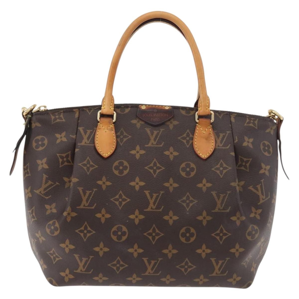 LOUIS VUITTON Monogram Turen PM Hand Bag 2way M48813 LV Auth BA12598