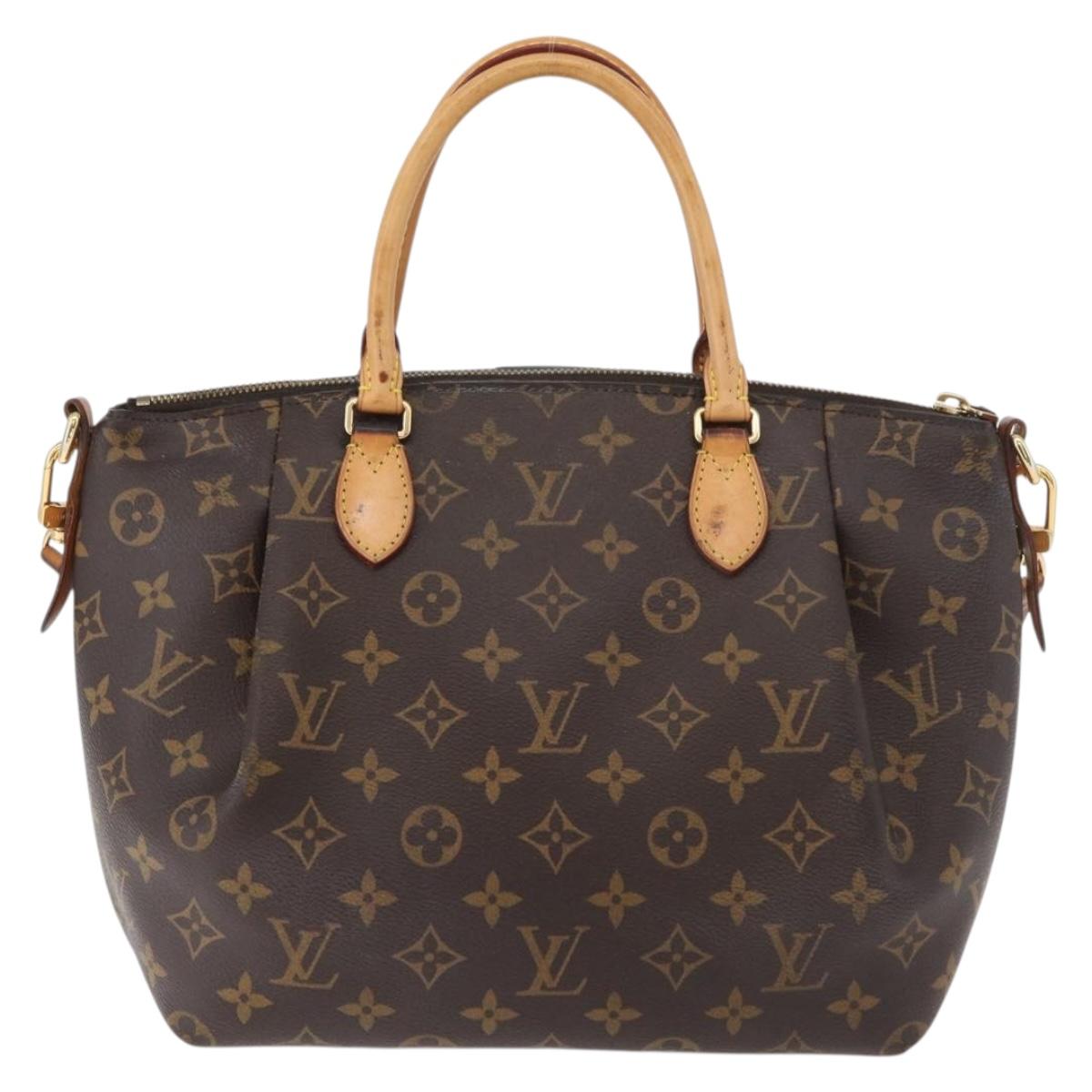 LOUIS VUITTON Monogram Turen PM Hand Bag 2way M48813 LV Auth BA12598