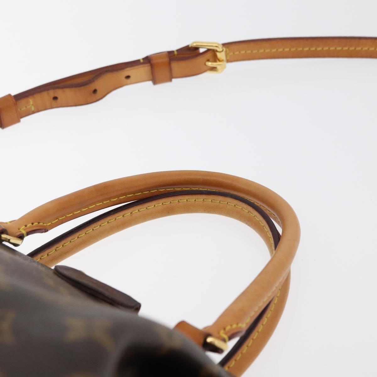 LOUIS VUITTON Monogram Turen PM Hand Bag 2way M48813 LV Auth BA12598