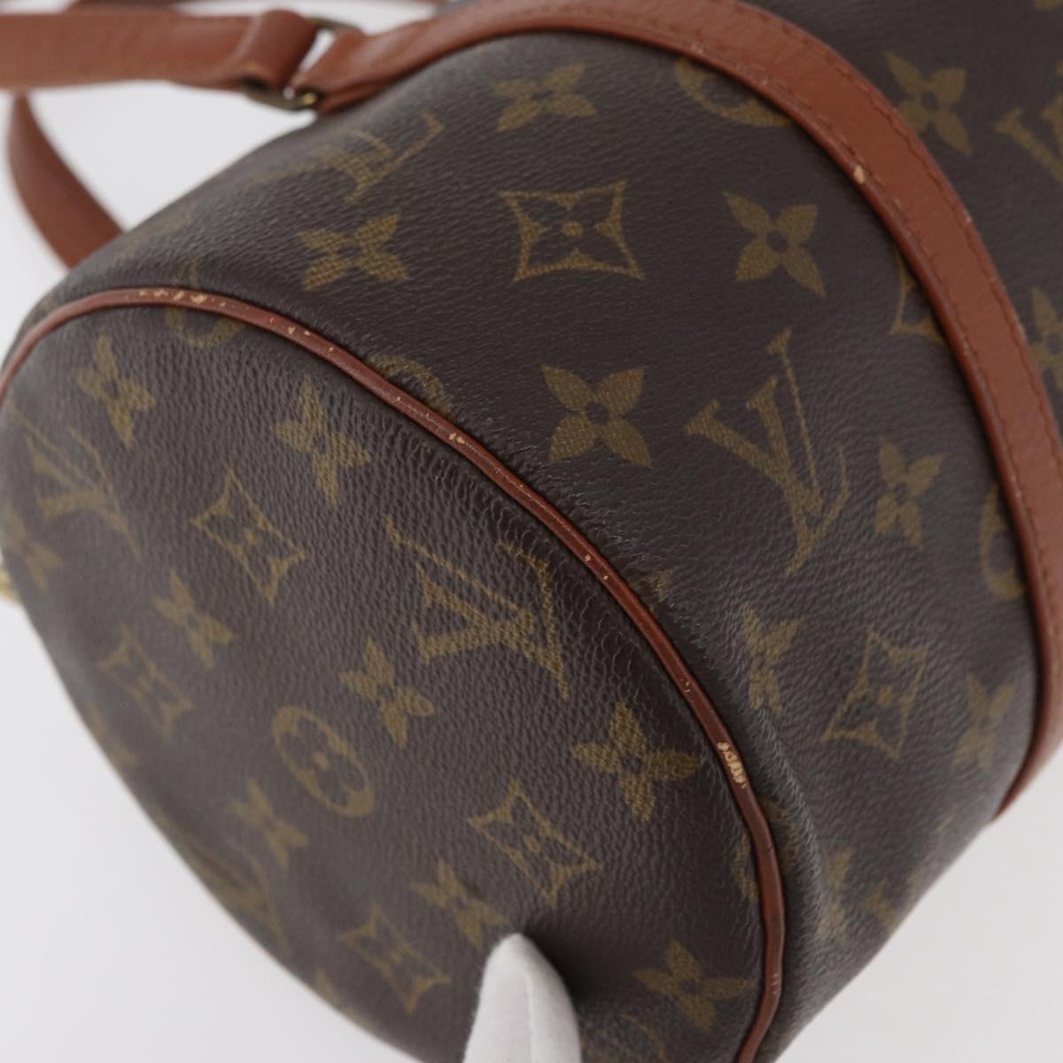 LOUIS VUITTON Monogram Papillon 30 Hand Bag M51385 LV Auth BA12599A