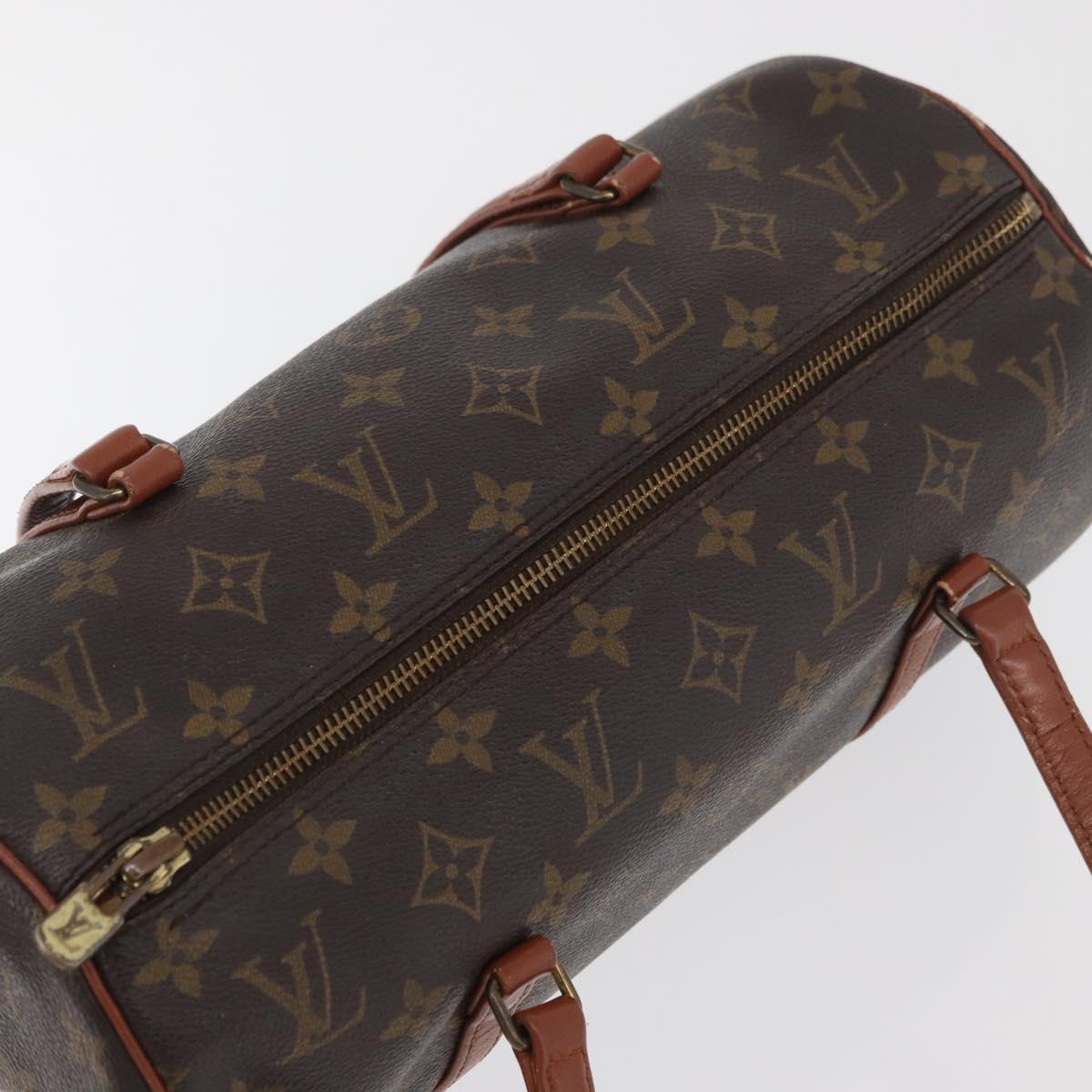 LOUIS VUITTON Monogram Papillon 30 Hand Bag M51385 LV Auth BA12599A