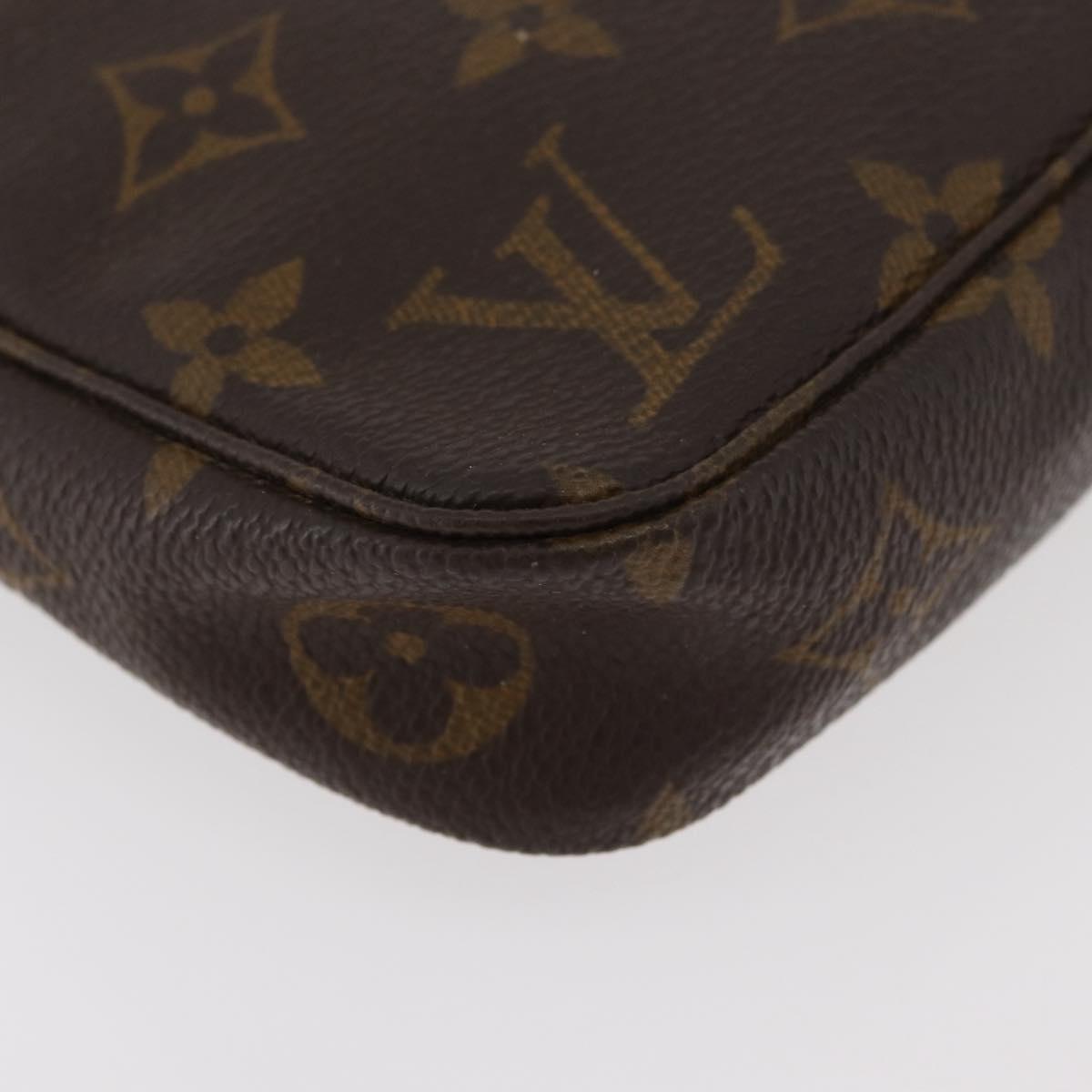 LOUIS VUITTON Monogram Pochette Accessoires Pouch M51980 LV Auth BA12601