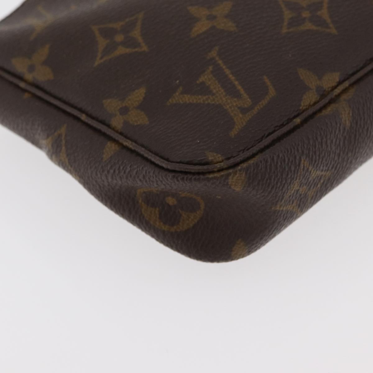 LOUIS VUITTON Monogram Pochette Accessoires Pouch M51980 LV Auth BA12601