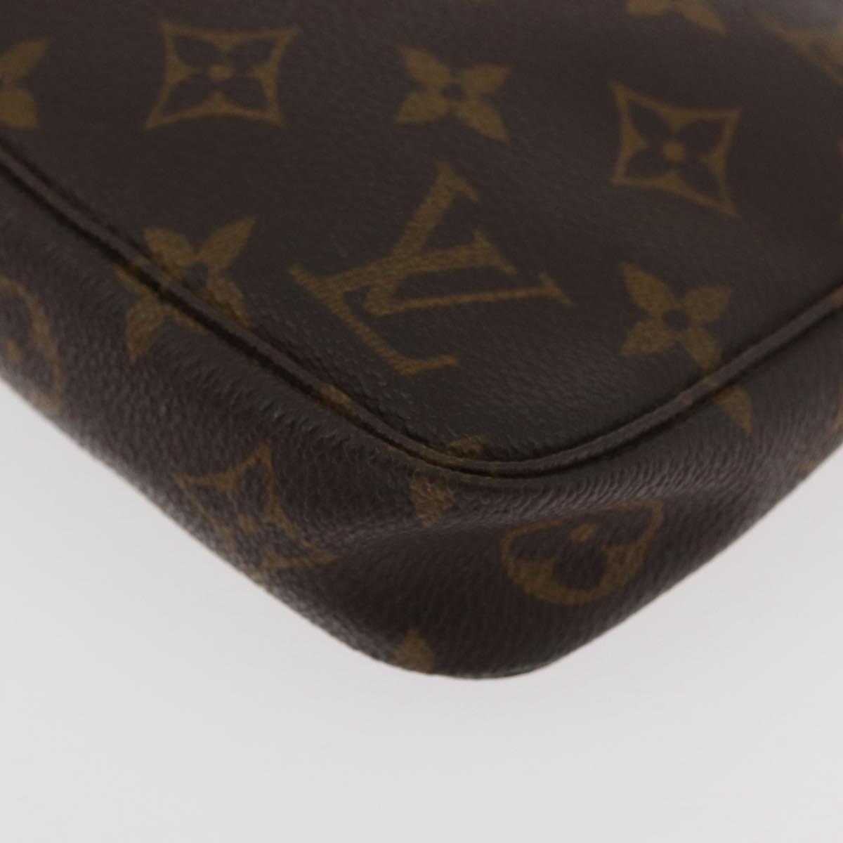LOUIS VUITTON Monogram Pochette Accessoires Pouch M51980 LV Auth BA12601