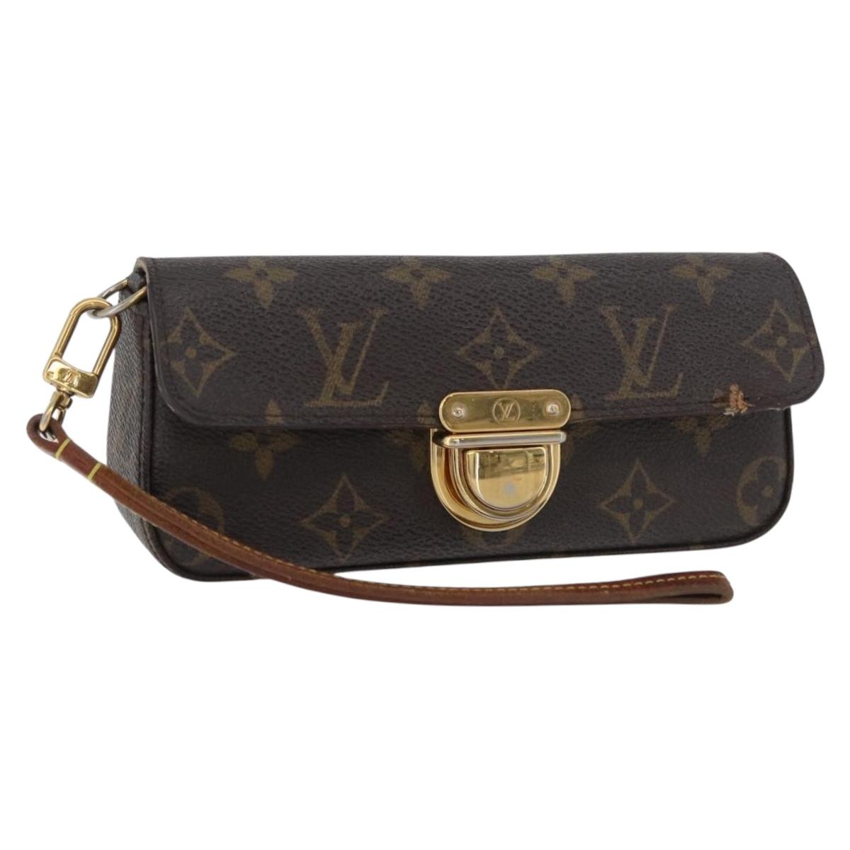 LOUIS VUITTON Monogram Pochette lagoon Glasses Case M60008 LV Auth BA12613