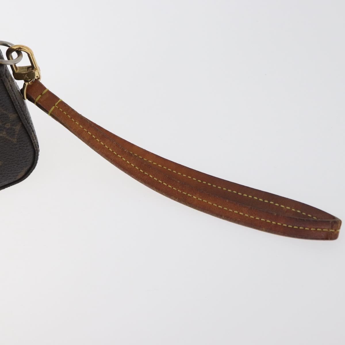 LOUIS VUITTON Monogram Pochette lagoon Glasses Case M60008 LV Auth BA12613