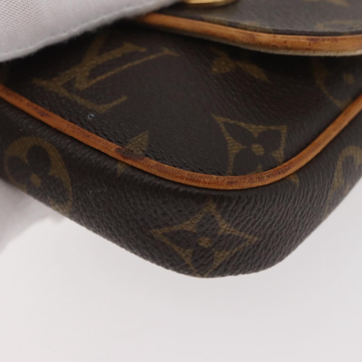 LOUIS VUITTON Monogram Pochette Cancun Shoulder Bag M60018 LV Auth BA12615A