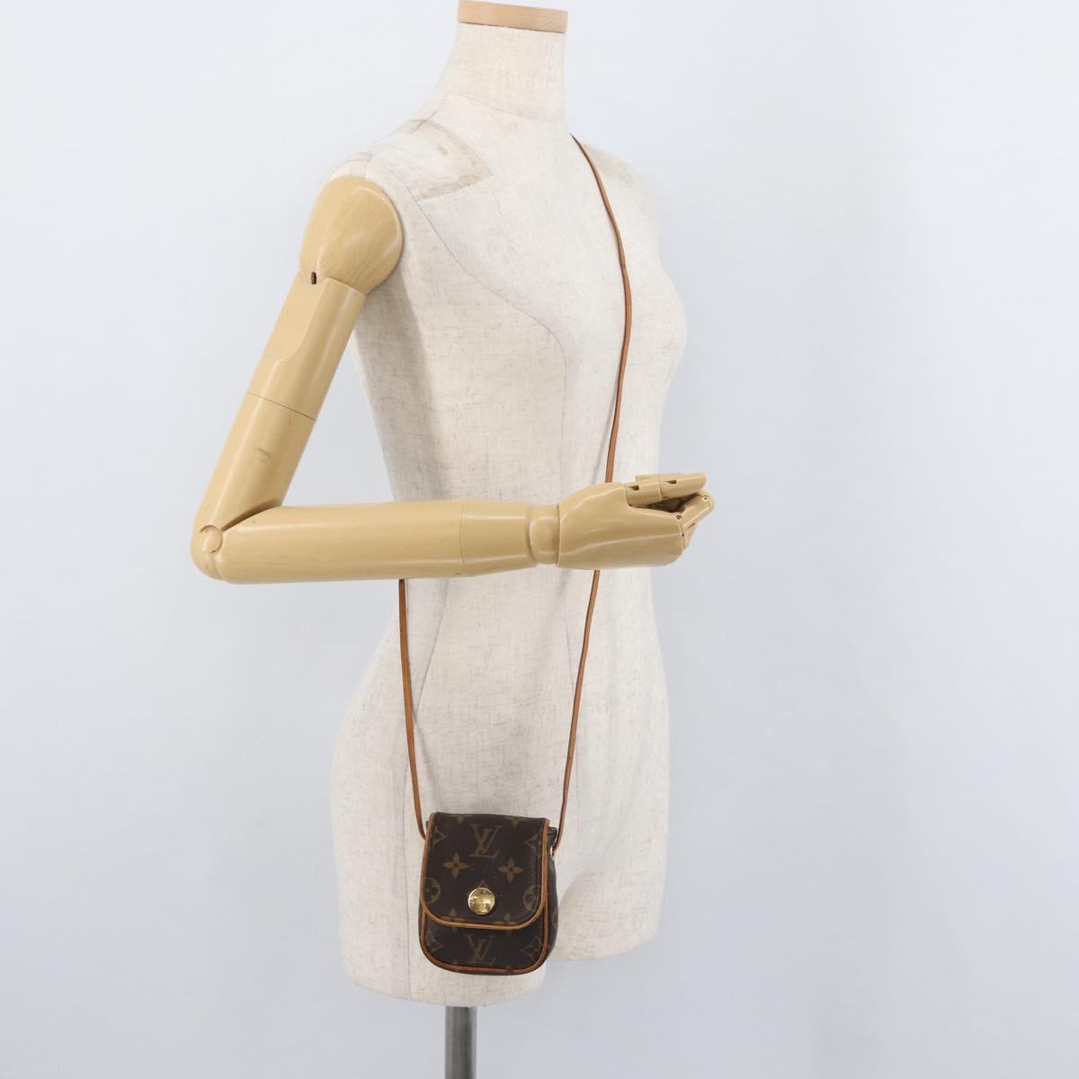 LOUIS VUITTON Monogram Pochette Cancun Shoulder Bag M60018 LV Auth BA12615A