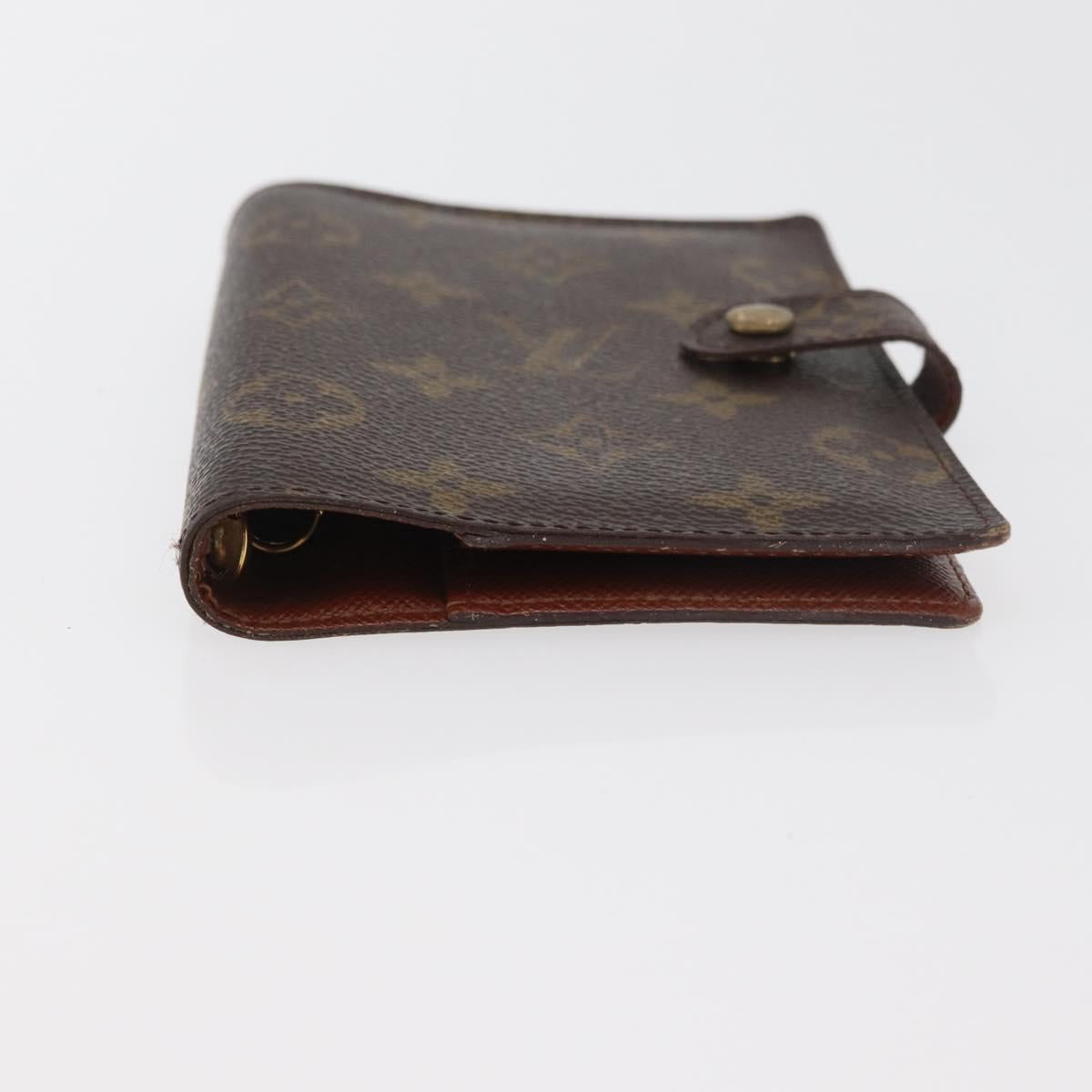 LOUIS VUITTON Monogram Agenda PM Day Planner Cover R20005 LV Auth BA12617