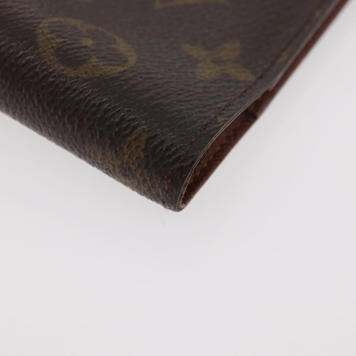 LOUIS VUITTON Monogram Agenda PM Day Planner Cover R20005 LV Auth BA12617
