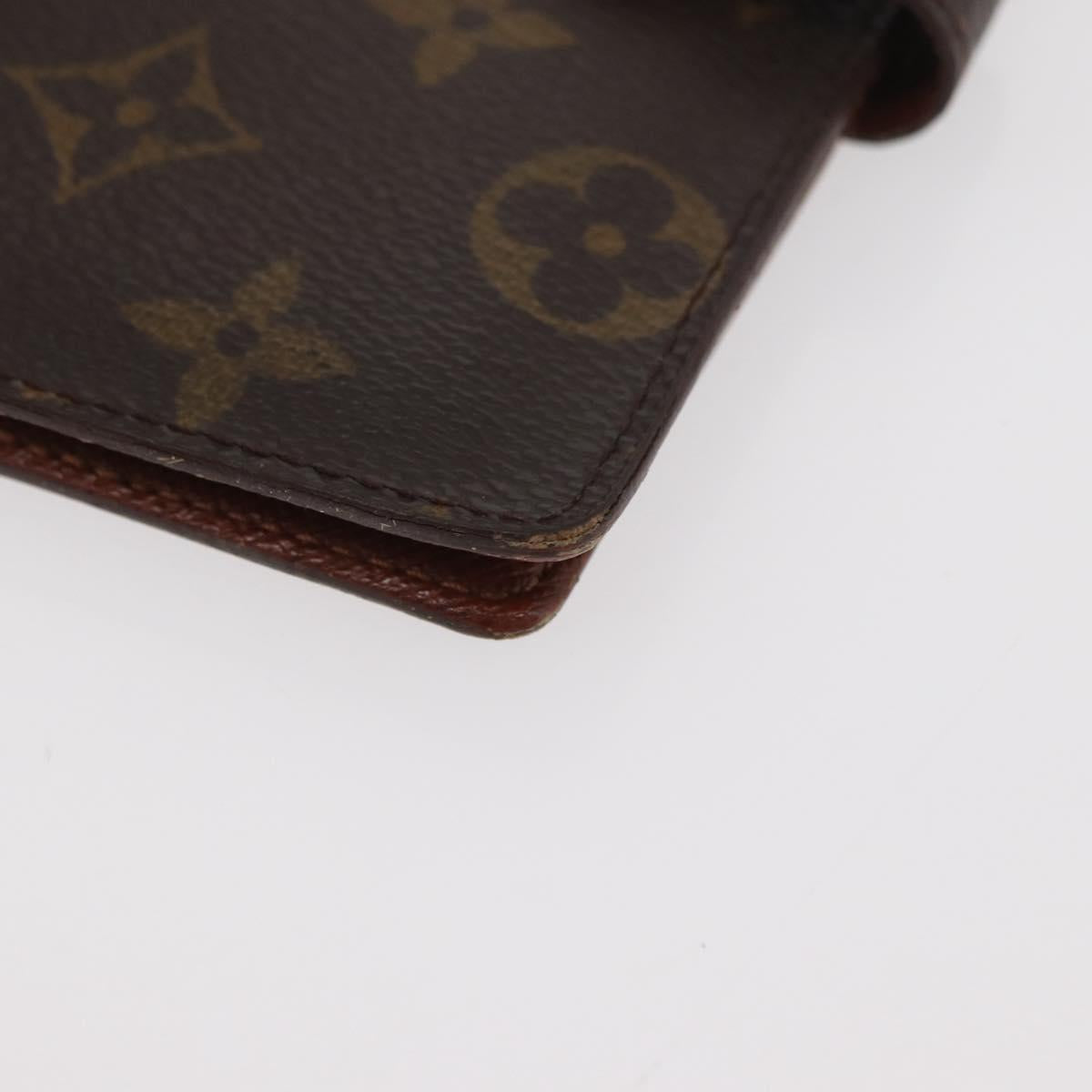 LOUIS VUITTON Monogram Agenda PM Day Planner Cover R20005 LV Auth BA12617