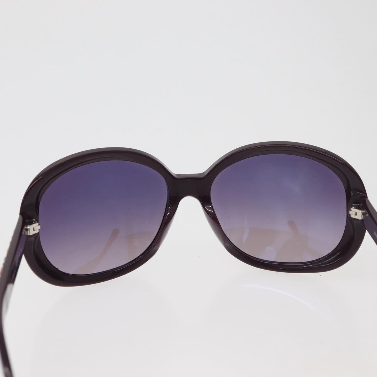 CHANEL Sunglasses plastic Purple CC Auth BA12624M