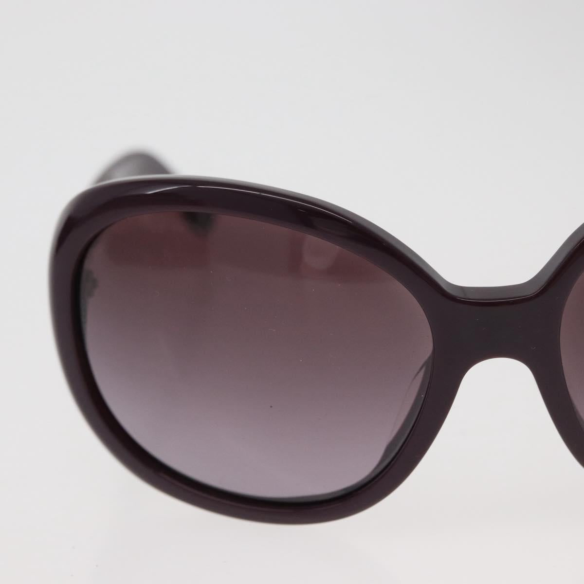 CHANEL Sunglasses plastic Purple CC Auth BA12624M