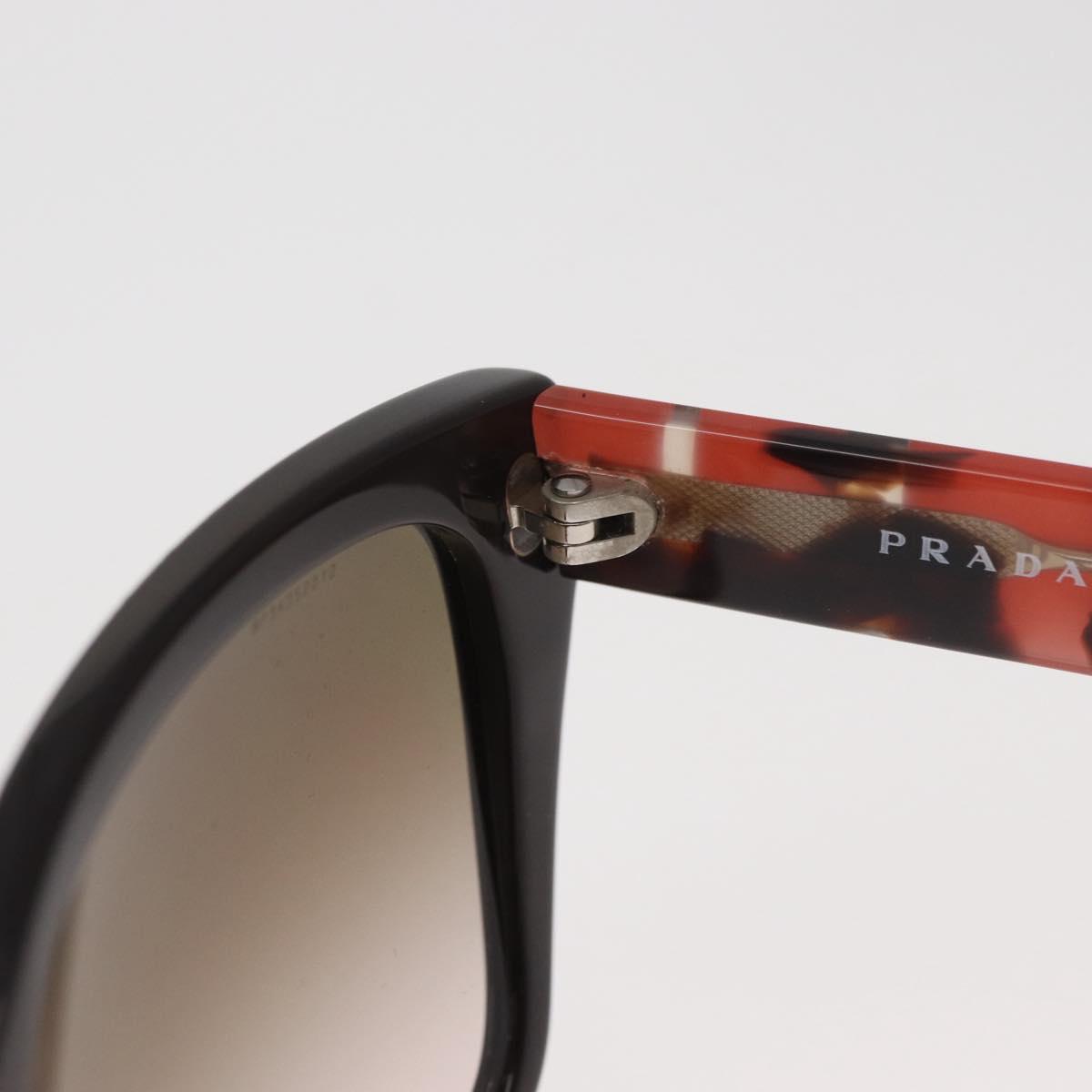 PRADA Sunglasses plastic Brown Auth BA12626A