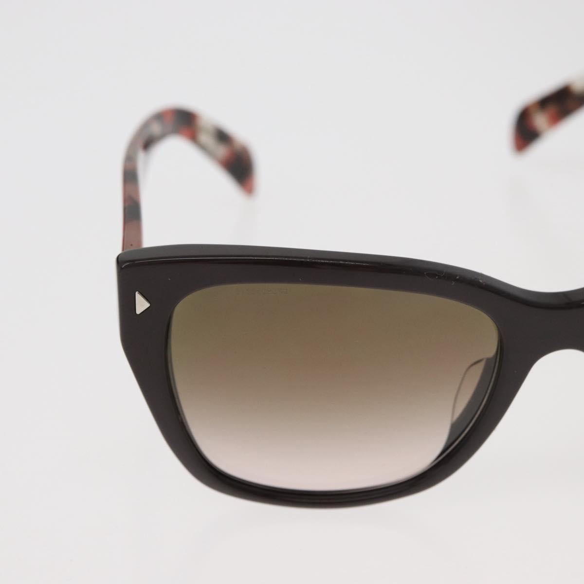 PRADA Sunglasses plastic Brown Auth BA12626A