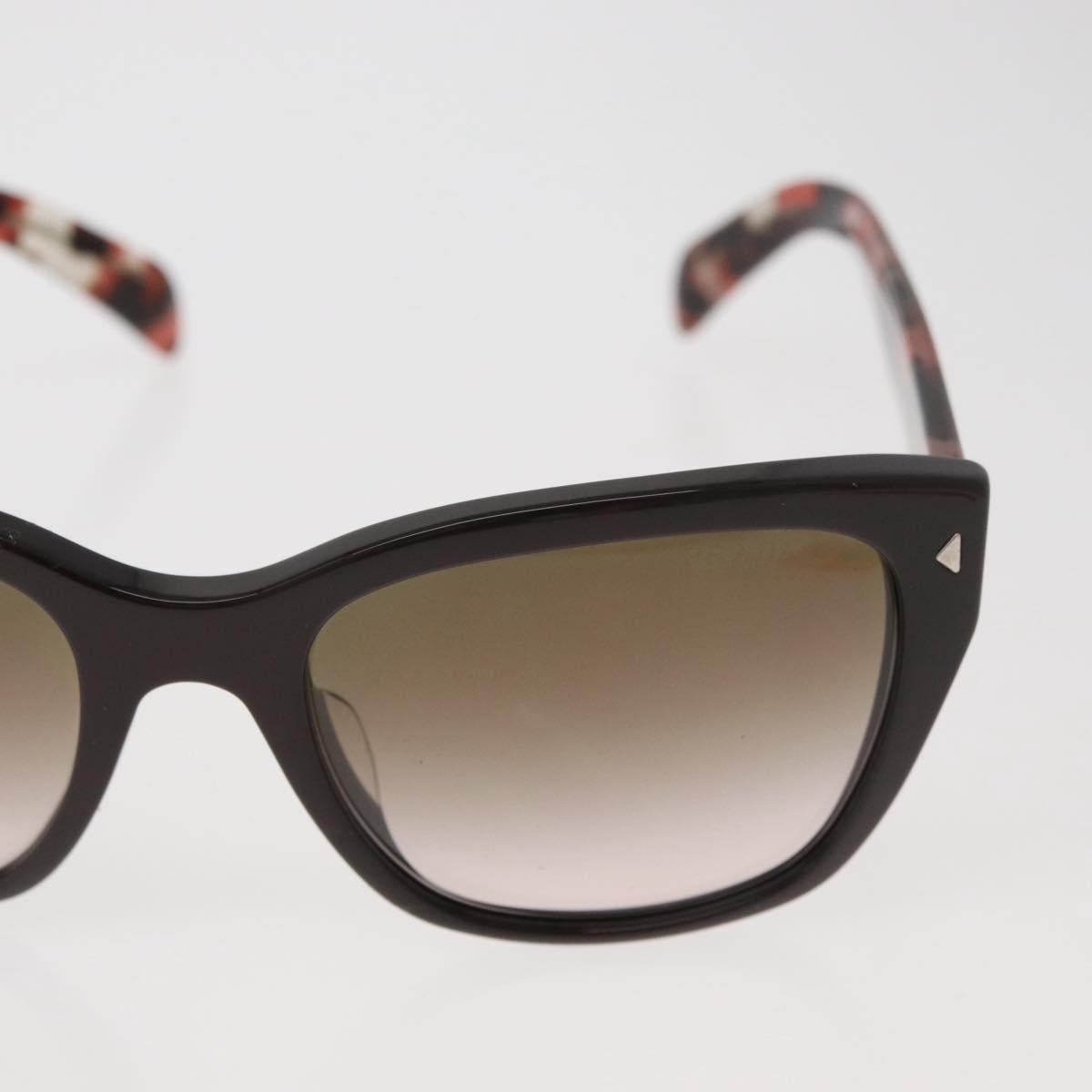PRADA Sunglasses plastic Brown Auth BA12626A
